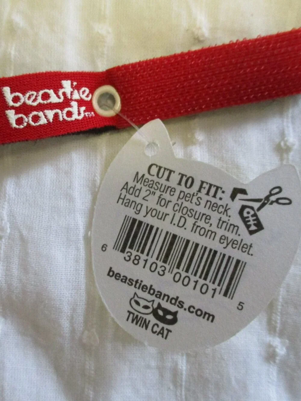 Cat collar-Beastie Bands Peace signs